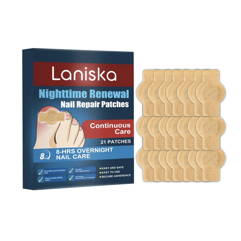 nighttime-nail-repair-patches-lan-c4zpn5qr-1 Laniska Nighttime Nail Repair Patches for Brittle & Discolored Nails, 8-Hour Nourishment